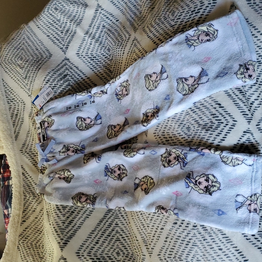 Disney Frozen Pajama Pants Kid Size 8